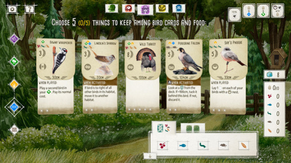 Игра WINGSPAN (КРЫЛЬЯ), скриншот