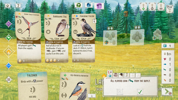 Игра WINGSPAN (КРЫЛЬЯ), скриншот