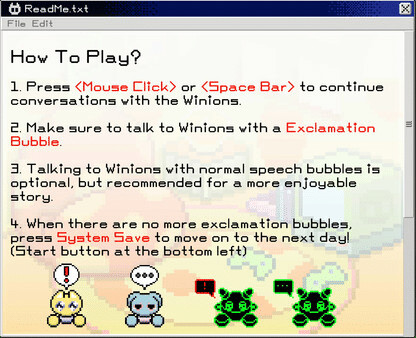 Игра Winion Virus, скриншот