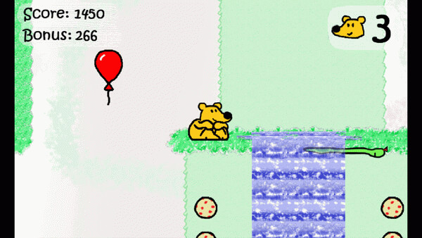 Игра Winnie-the-Pooh Hops for Honey, скриншот