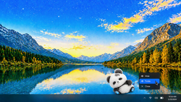 Игра Winter Panda, скриншот