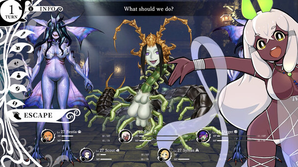 Игра Witch and Lilies, скриншот