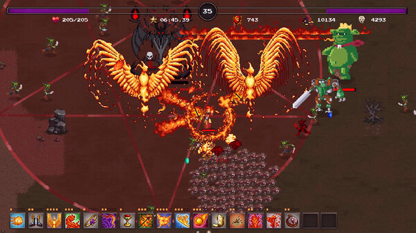Игра Witchcraft Survivors, скриншот