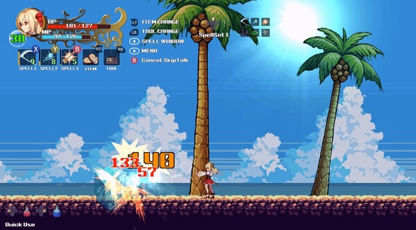 Игра Witchroid Vania: A Magical Girl’s Fantastical Adventures, скриншот