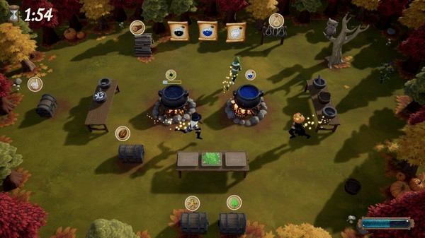 Игра Witchtastic, скриншот