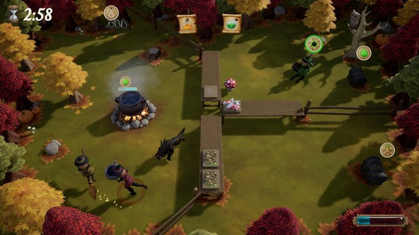 Игра Witchtastic, скриншот