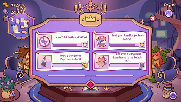 Игра Witchy Business, скриншот