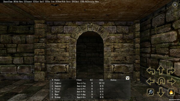 Игра Wizardry: The Five Ordeals, скриншот