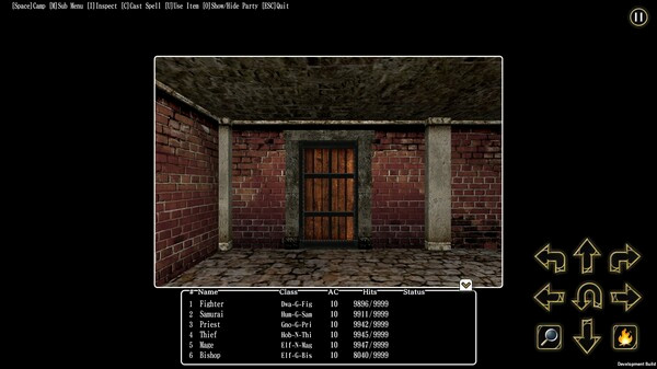 Игра Wizardry: The Five Ordeals, скриншот