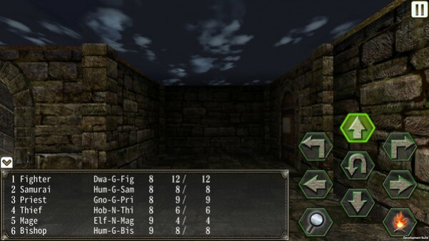Игра Wizardry: The Five Ordeals, скриншот