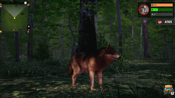 Игра Wolf Simulator: Silent Paws, скриншот