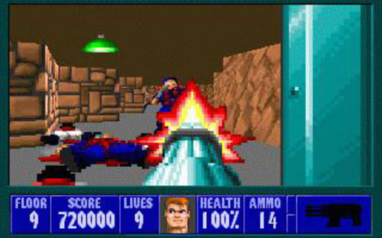 Игра Wolfenstein 3D, скриншот