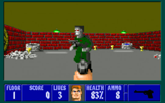 Игра Wolfenstein 3D, скриншот