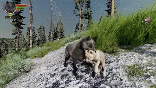 Игра WolfQuest: Anniversary Edition, скриншот