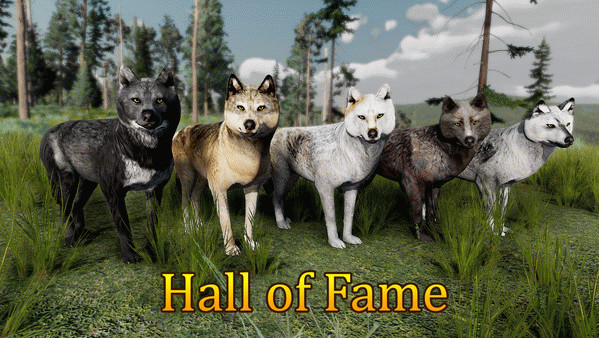 Игра WolfQuest: Anniversary - Yellowstone Wolf Coat Pack, скриншот