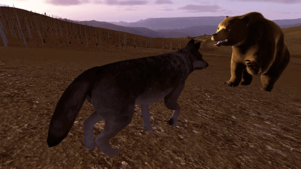 Игра WolfQuest: Classic, скриншот