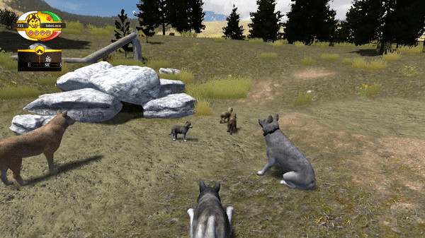 Игра WolfQuest: Classic, скриншот