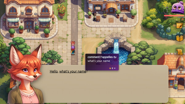 Игра WonderLang English, скриншот