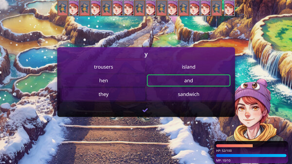 Игра WonderLang English, скриншот