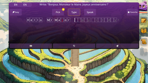 Игра WonderLang English, скриншот