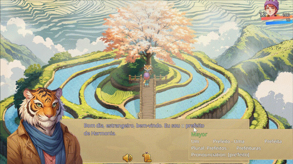 Игра WonderLang Portuguese, скриншот