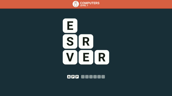 Игра Wordle, скриншот