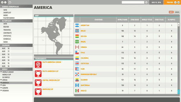 Игра World Basketball Manager 2, скриншот