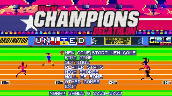 Игра World CHAMPIONS: Decathlon, скриншот