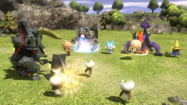 Игра WORLD OF FINAL FANTASY, скриншот