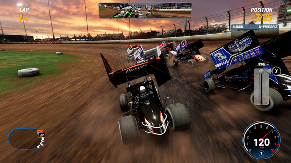 Игра World of Outlaws: Dirt Racing 24 Gold Edition, скриншот