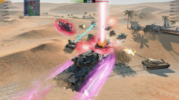 Игра World of Tanks Blitz, скриншот
