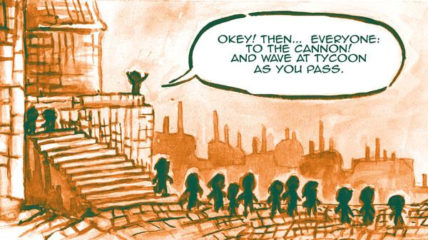 Игра World to the West - A Motorland Tale Comic Book, скриншот