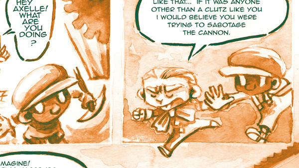 Игра World to the West - A Motorland Tale Comic Book, скриншот