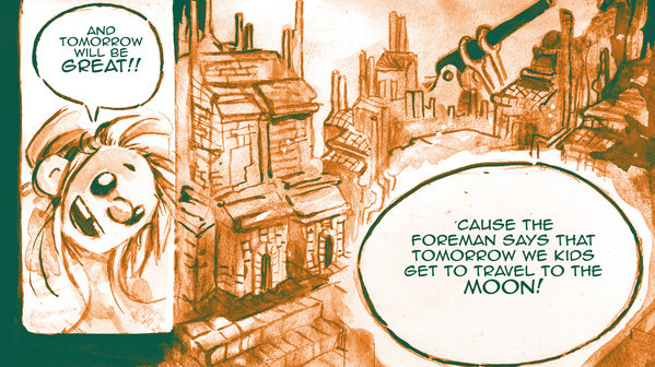 Игра World to the West - A Motorland Tale Comic Book, скриншот