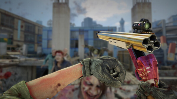 Игра World War Z: Aftermath - Golden Bloom Weapon Skins Pack, скриншот