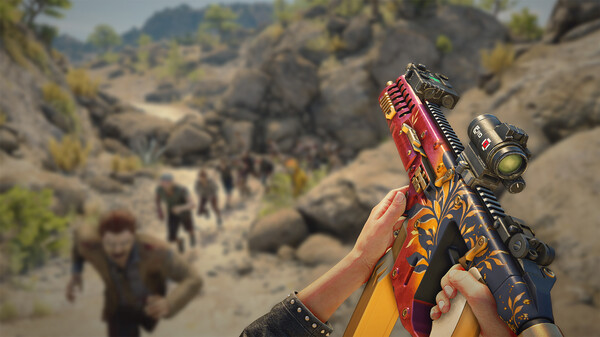 Игра World War Z: Aftermath - Golden Bloom Weapon Skins Pack, скриншот