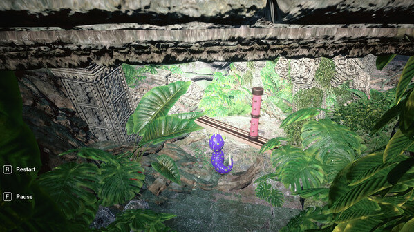 Игра Worm in Ruins, скриншот