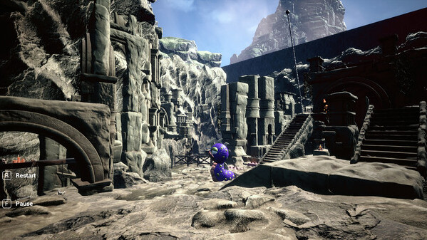 Игра Worm in Ruins, скриншот