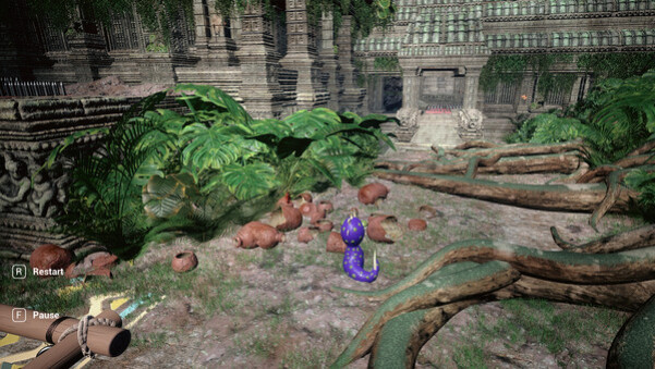 Игра Worm in Ruins, скриншот