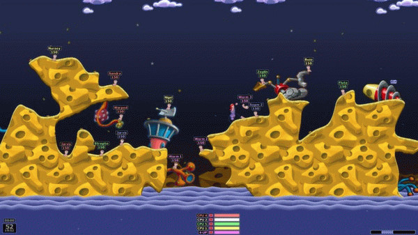 Игра Worms Armageddon, скриншот