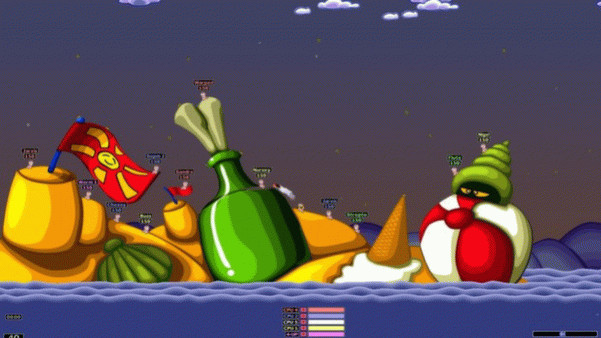 Игра Worms Armageddon, скриншот