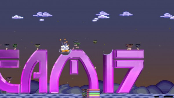 Игра Worms Armageddon, скриншот