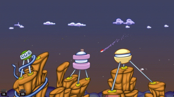 Игра Worms Armageddon, скриншот