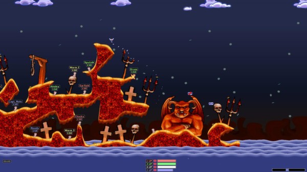 Игра Worms Armageddon, скриншот
