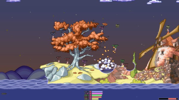Игра Worms Armageddon, скриншот
