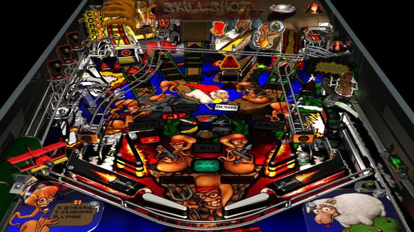 Игра Worms Pinball, скриншот