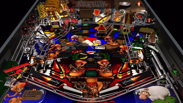 Игра Worms Pinball, скриншот
