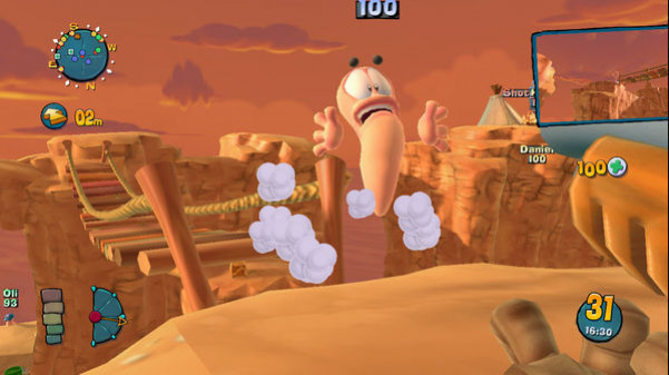 Игра Worms Убойные разборки, скриншот