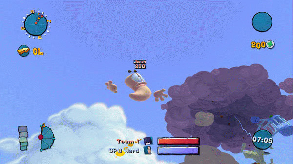 Игра Worms Убойные разборки, скриншот