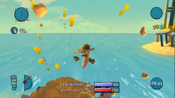 Игра Worms Убойные разборки, скриншот